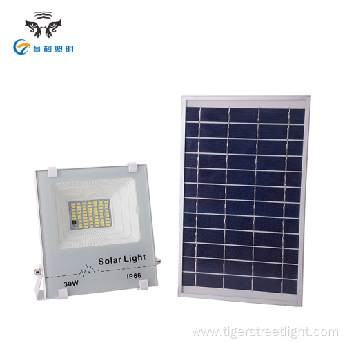 Remote Control Warm White Led Solar Flood Lamp